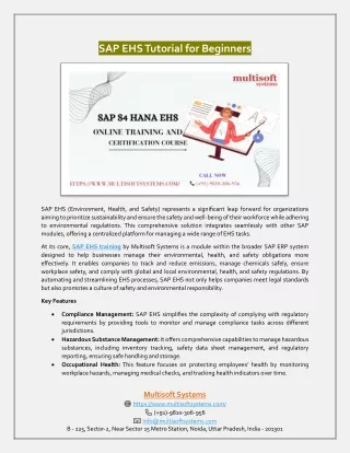 sap ehs tutorial for beginners