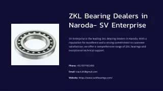 ZKL Bearing Dealers in Naroda, Best ZKL Bearing Dealers in Naroda