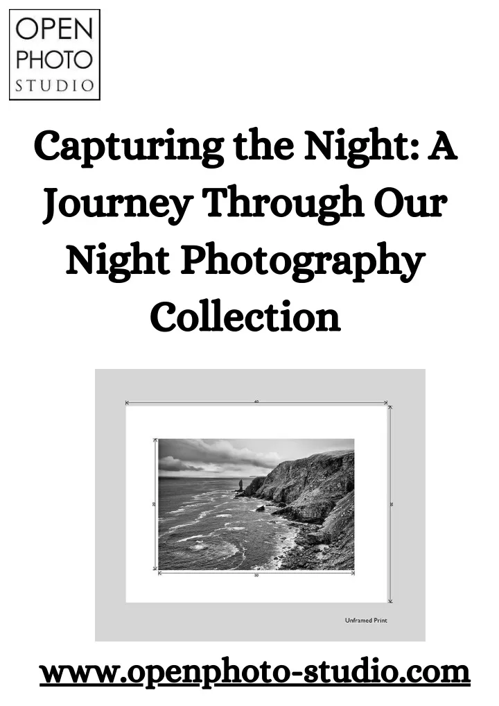 capturing the night a journey through our night