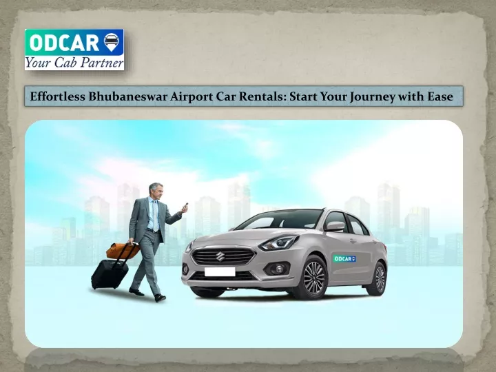 effortless bhubaneswar airport car rentals start