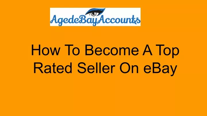 how to become a top rated seller on ebay