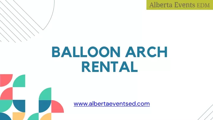 balloon arch rental