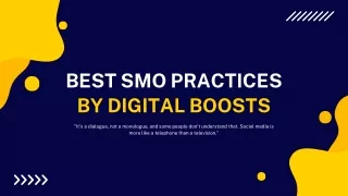 Best Social Media Practices - SMO Services in Noida
