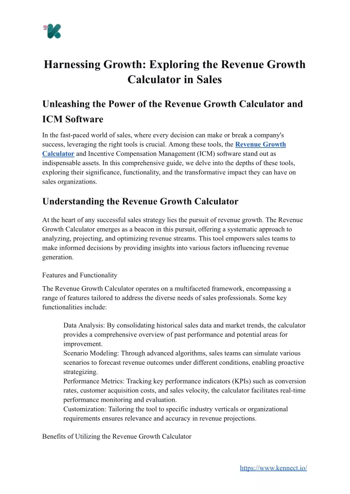 harnessing growth exploring the revenue growth