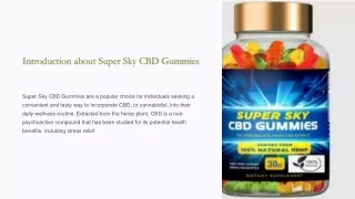 Super Sky CBD Gummies (Updated 2024 Price) Ingredients, Benefits & Side Effects