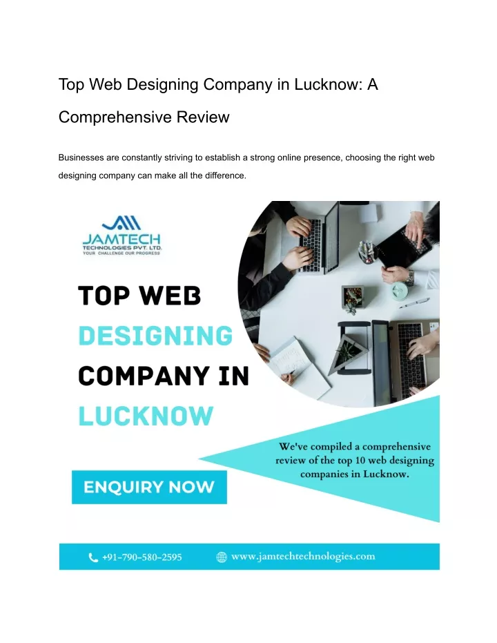 top web designing company in lucknow a