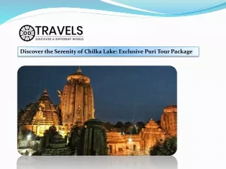 Discover the Serenity of Chilka Lake Exclusive Puri Tour Package
