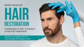 Master Advanced Hair Restoration Certification in Hair Transplant and Hair Fall