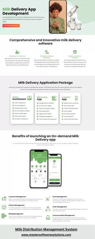 milk distribution management system
