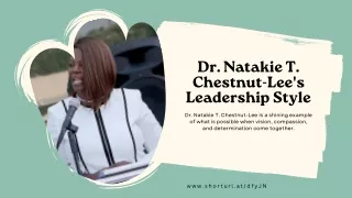 The Legacy of Dr. Natakie Chestnut: A Beacon of Educational Equity