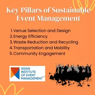 Key Pillars of Sustainable Event Management