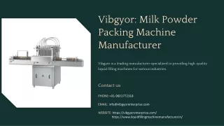 Milk Powder Packing Machine Manufacturer, Best Milk Powder Packing Machine Manuf