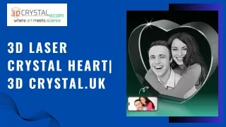 3D Laser Crystal Heart 3D Crystal.uk