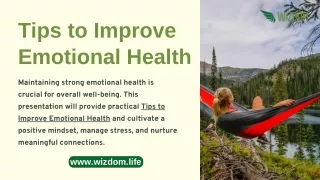 Practical Tips to Improve Emotional Health