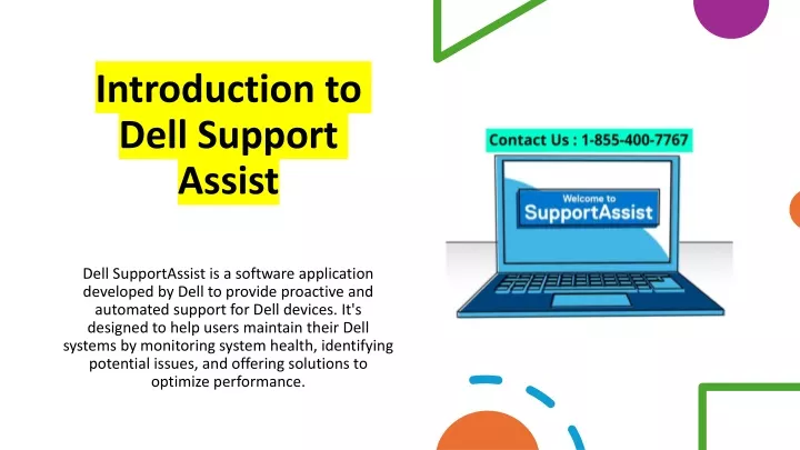 introduction to dell support assist