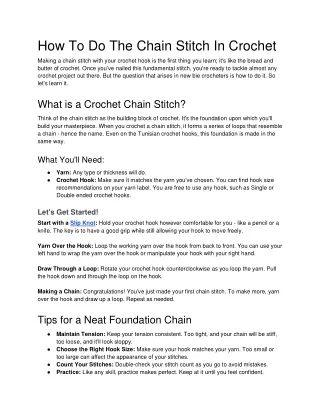 _How To Do The Chain Stitch In Crochet (1)