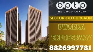 Dwarka Expressway Luxury Flats in Bptp Ltd Sector 37D Gurgaon Haryana 8826997781