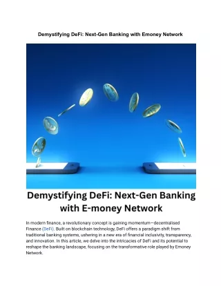 Demystifying DeFi_ Next-Gen Banking with Emoney Network