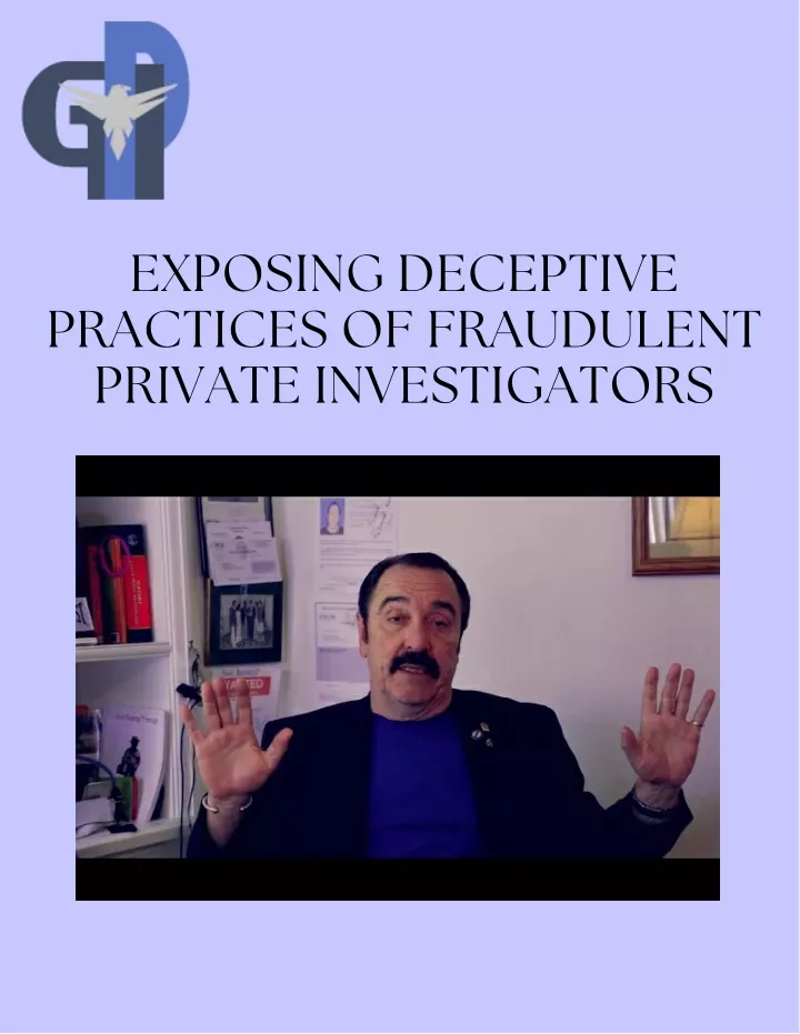 exposing deceptive practices of fraudulent