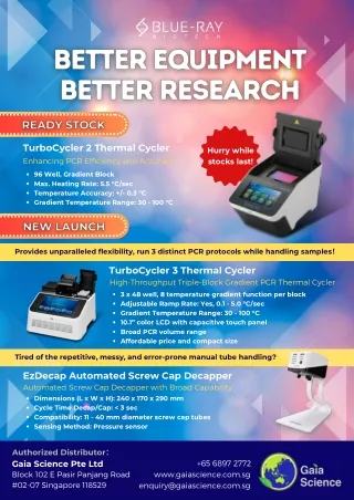 PCR Thermal Cycler Instruments