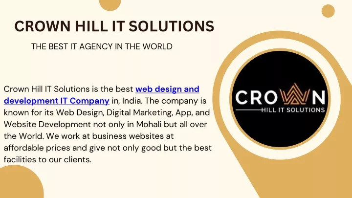 crown hill it solutions