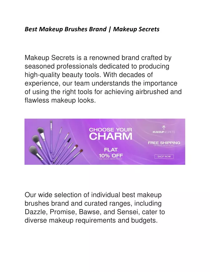 best makeup brushes brand makeup secrets makeup