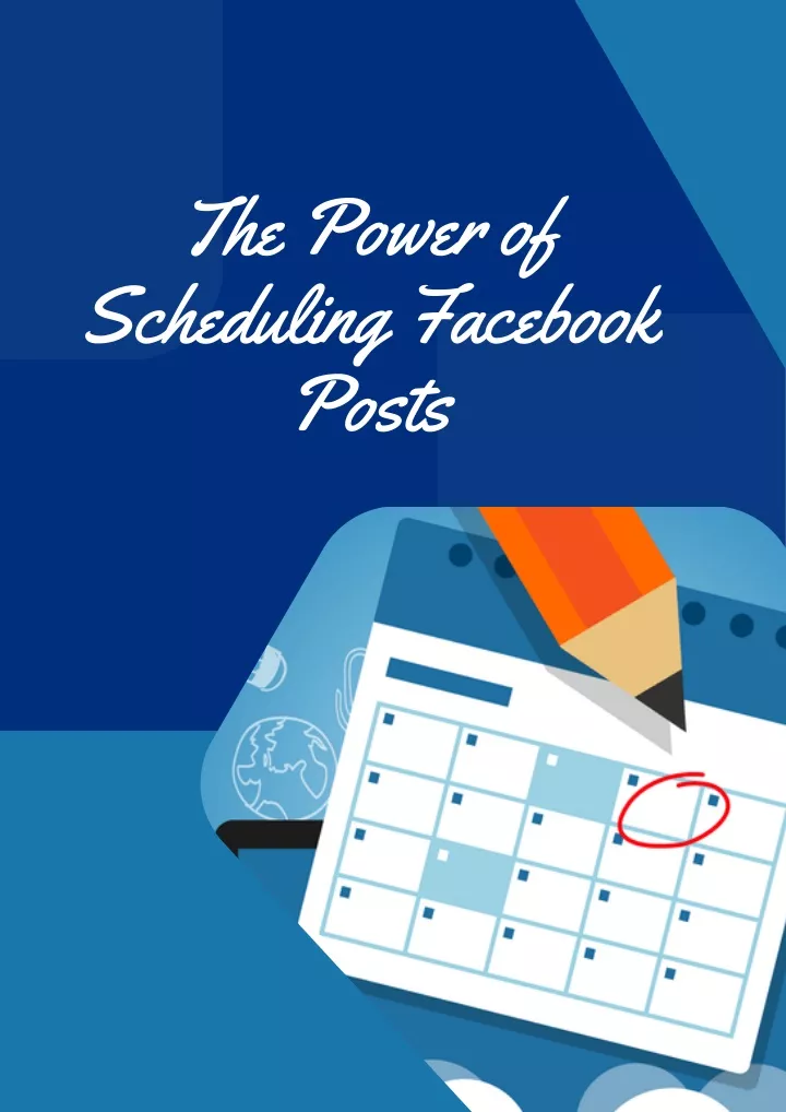 the power of scheduling facebook posts