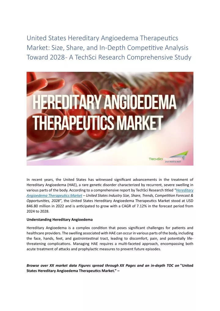 united states hereditary angioedema therapeutics