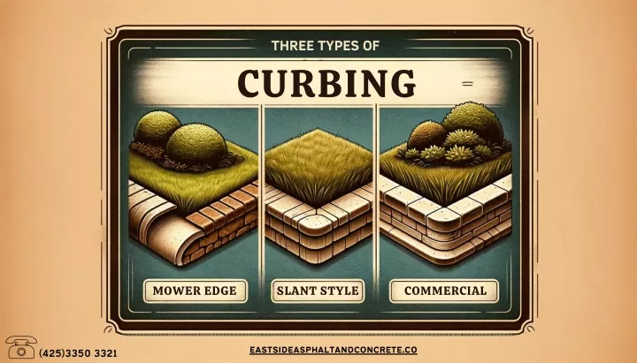 three types of curbing