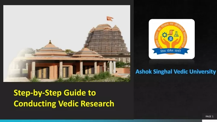 ashok singhal vedic university