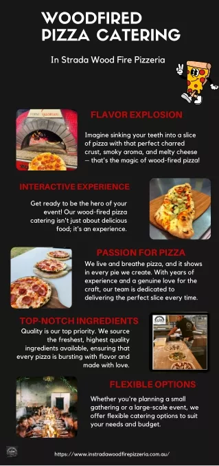 Woodfired Pizza Catering Brisbane