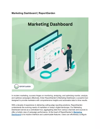 Marketing Dashboard _ ReportGarden