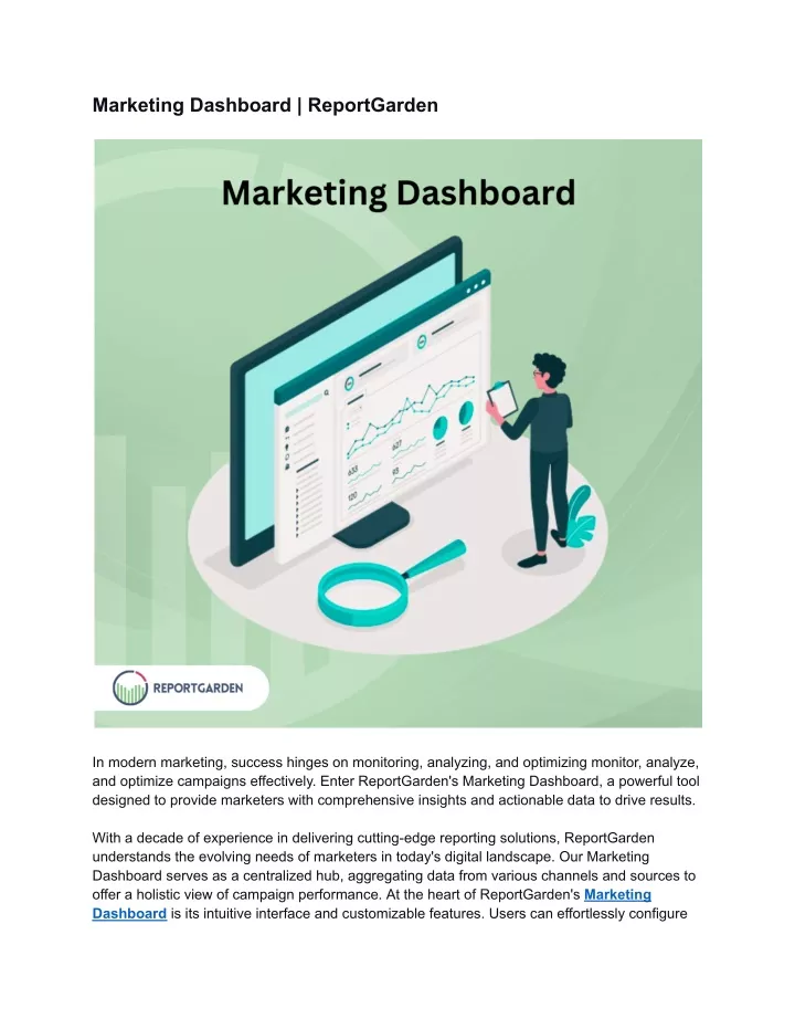 marketing dashboard reportgarden