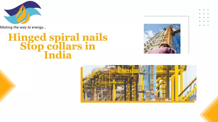 hinged spiral nails stop collars in india