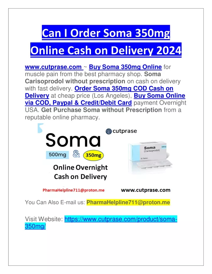 can i order soma 350mg online cash on delivery