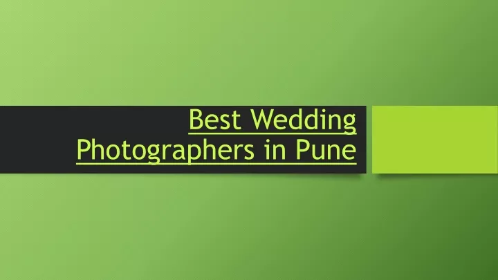 best wedding photographers in pune