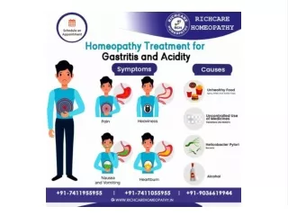 Gastritis Homeopathy Treatments in Bangalore -Rich Care
