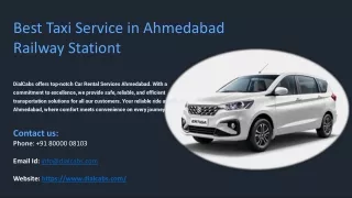 Best Taxi Service in Ahmedabad Railway Station, Best Best Taxi Service in Ahmed