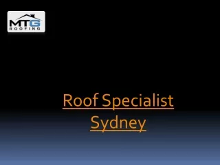 Roof Specialist Sydney