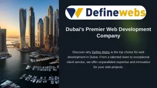 Dubai's Premier Web Development Company