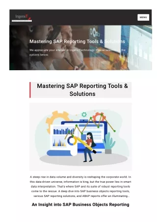 Mastering SAP Reporting Tools & Solutions
