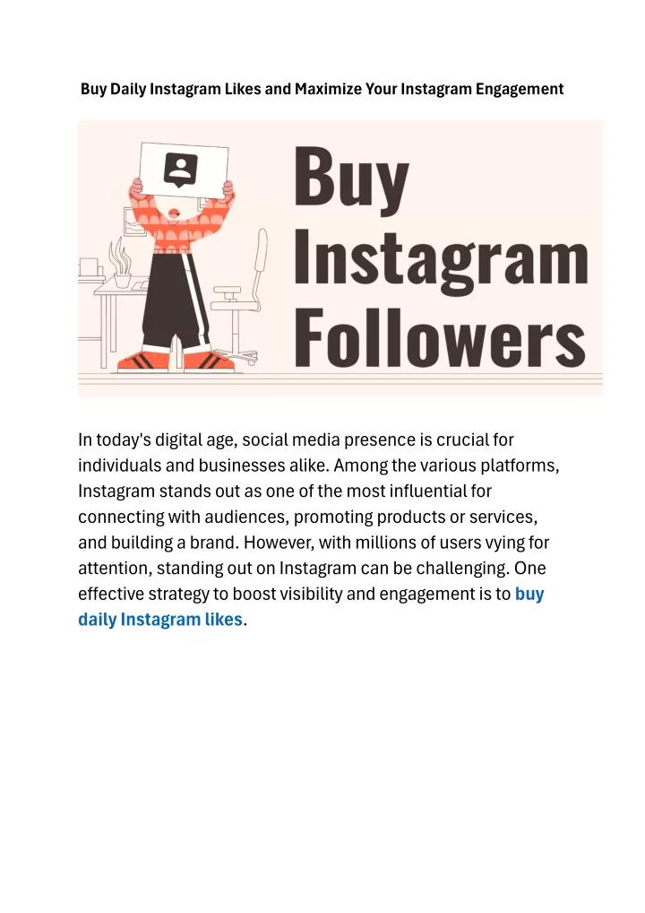 buy daily instagram likes and maximize your