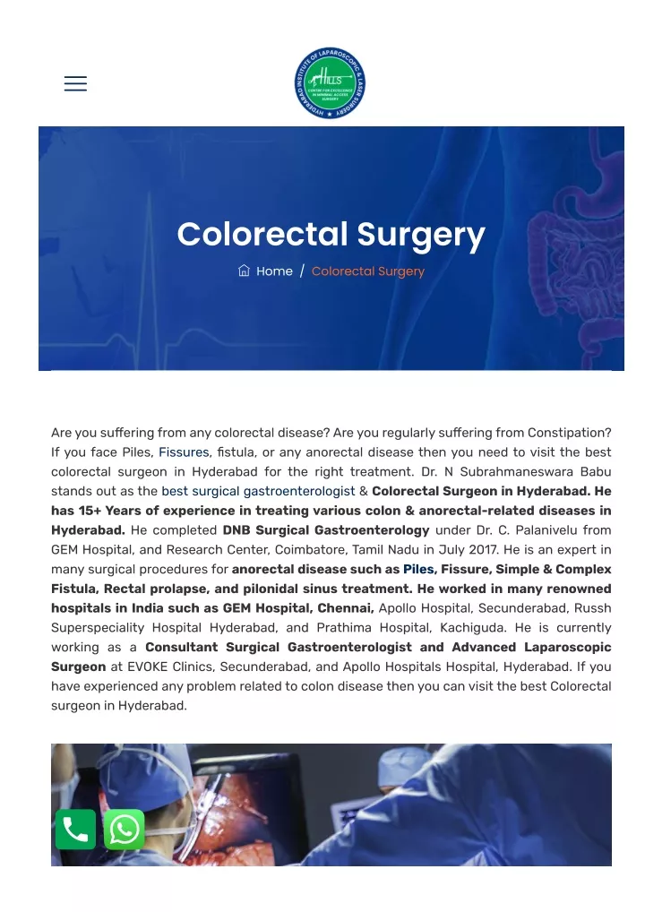 colorectal surgery