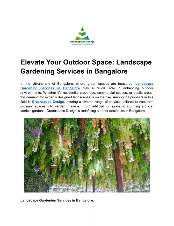 elevate your outdoor space landscape gardening