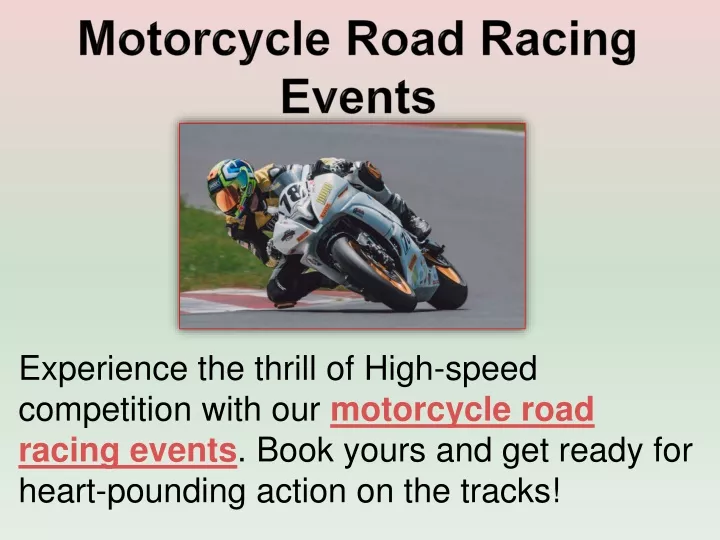 motorcycle road racing events