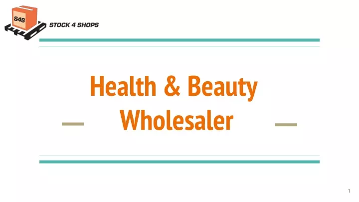 health beauty wholesaler