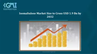 Isomaltulose Market Growth, Trend and Forecast 2032