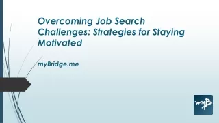 Overcoming Job Search Challenges