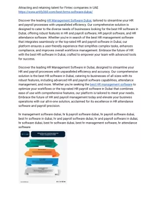attracting and retaining talent for fintec