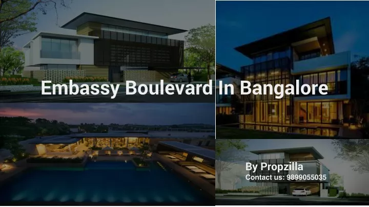 embassy boulevard in bangalore